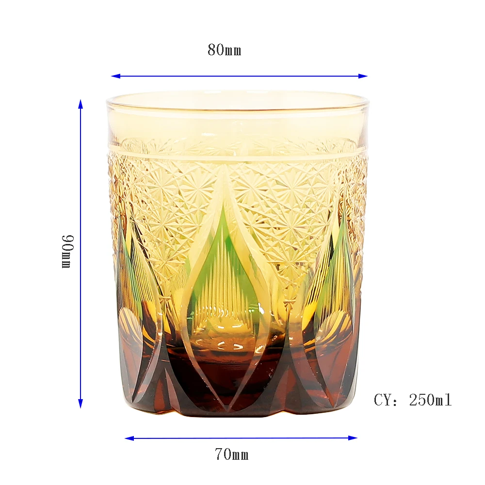 

Old fashioned Drinking Glassware-8 Ounces Whisky Glasses Premium Scotch Glasses Bourbon Glasses for Cocktail
