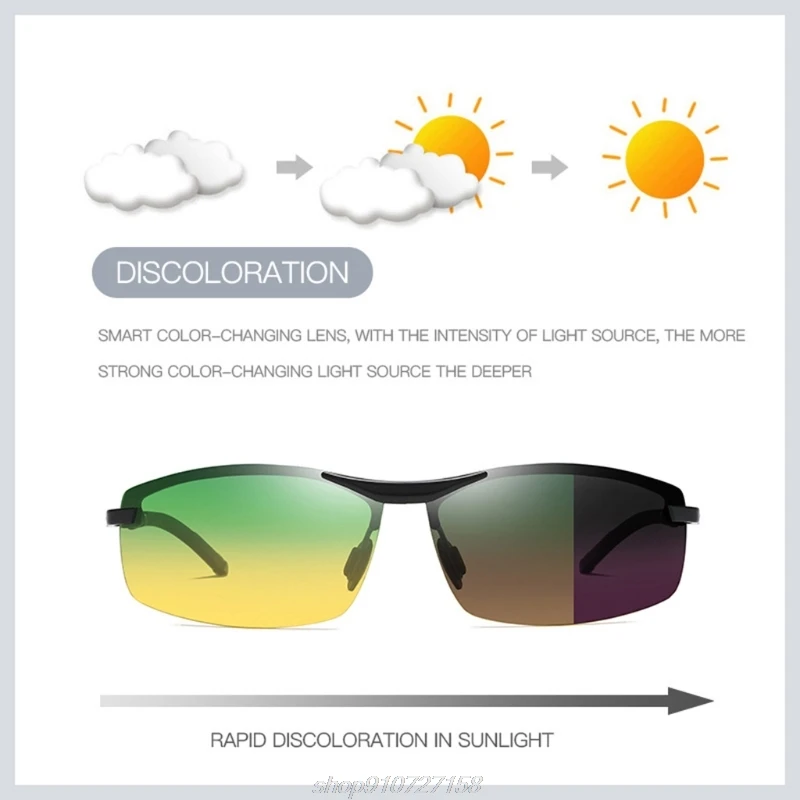 

Anti-Glare HD-Lens Clear Night Vision Sunglasses Daytime Polarized Copper and Yellow Tint Night Driving Glasses A14 21 Dropship