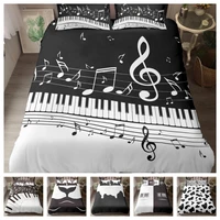 2021 new pattern 3d digital piano printing duvet cover set 1 quilt cover 12 pillowcases single twin double full queen king