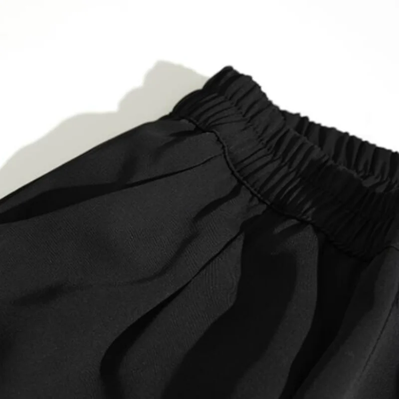 

Summer Casual Pants Men Ankle-length Harem Trousers Leisure Chic Button Fly Large Size 3XL Loose Mens Korean Style Harajuku New