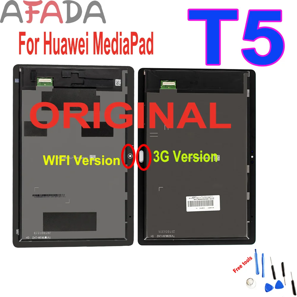 Оригинальный ЖК дисплей 10 1 дюйма для Huawei MediaPad T5 с дигитайзером сенсорного экрана