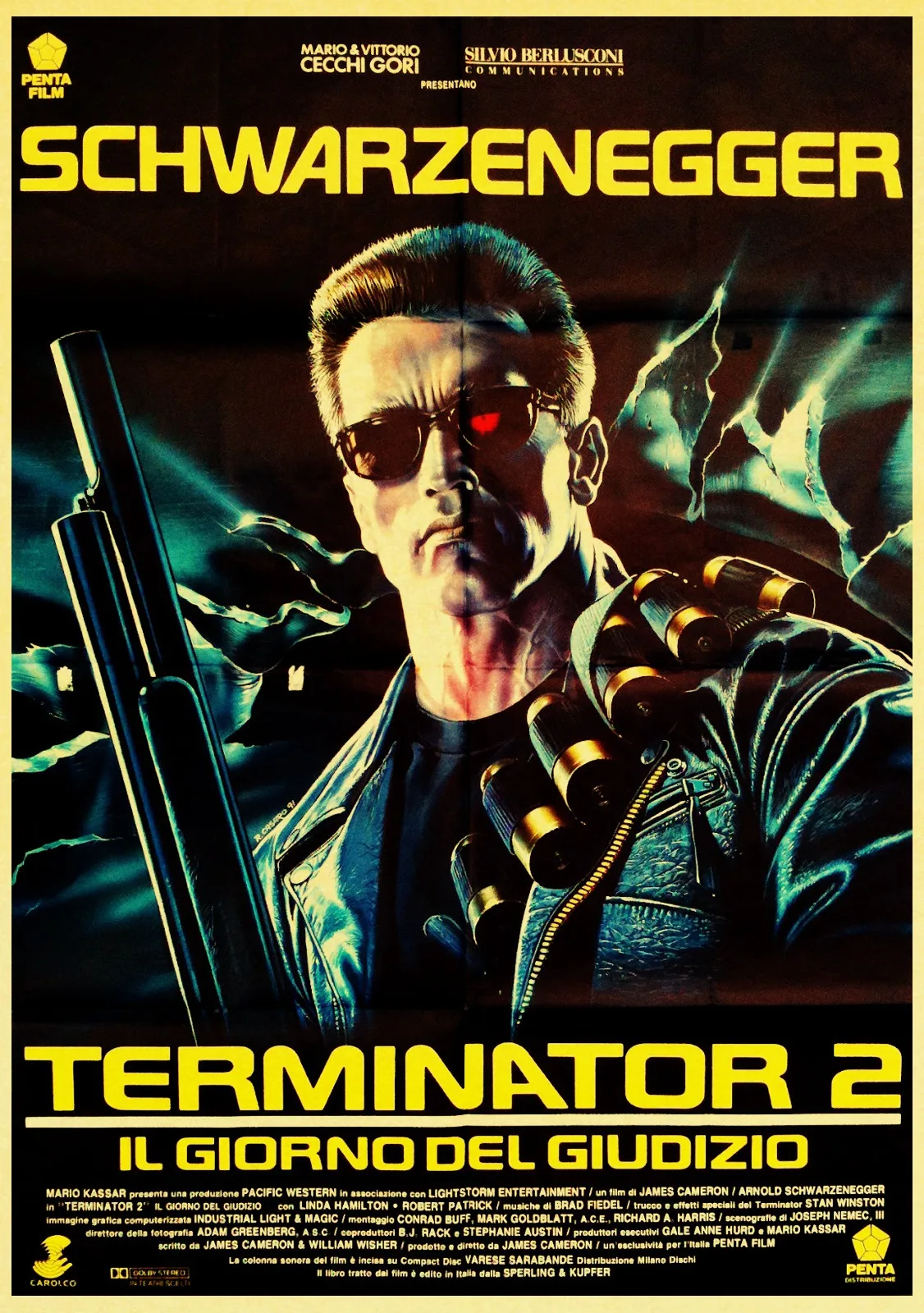 

Retro Posters and Prints Classic Movie The Terminator Home Room Wall Decoration Vintage Poster Paintings Printed Wall Decor