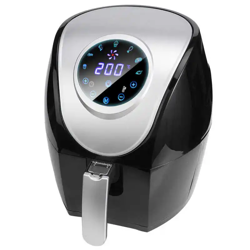 

1500W 5L Electric Fryer Oil-free Frying Smart Touch Screen Timer Smoke-Free Air Fryer Multi-Functional Oven Kitchen CF8