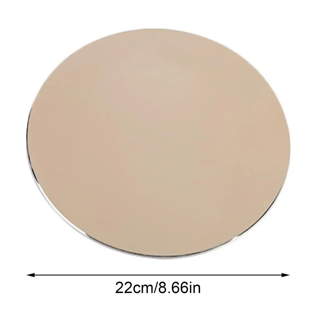 

Metal Aluminum Mouse Pad 8.66 Inch Double Side Round Mouse Mat Computer Accessory Cushion Tablet Laptop Accessories