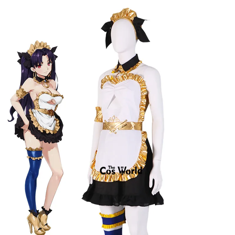 FGO Fate Grand заказ фартук для горничной Ishtar платье униформа наряд игры Косплей
