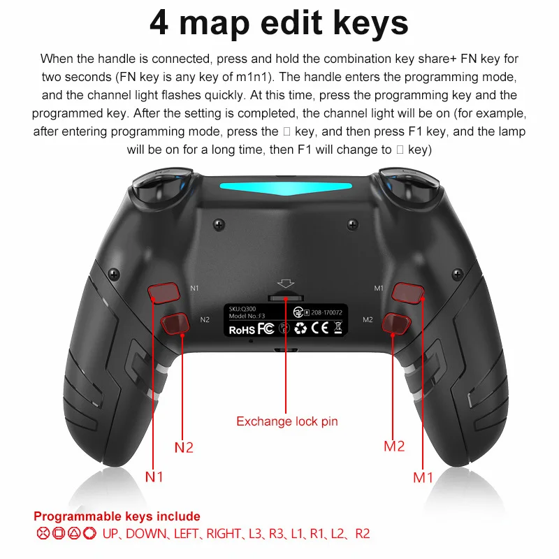 

New Bluetooth-compatible Gamepad For PlayStation4 Elite/Slim/Pro Console Wireless Gamepad Video Game Turbo Joystick Controller