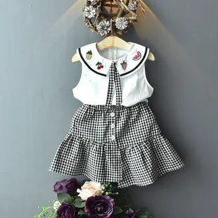 Одежда для девочек комплекты из 2 предметов новинка 2020 летняя детская