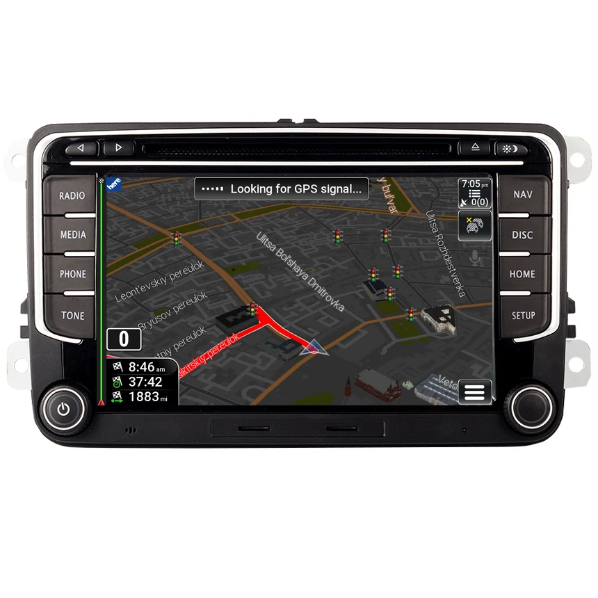 $198.45 In Stock RNS 510 Android 11 Car Radio GPS For VW Golf 5 6 Jetta MK5 MK6 Tiguan CC Polo Passat Wifi 3G Steering wheel Control