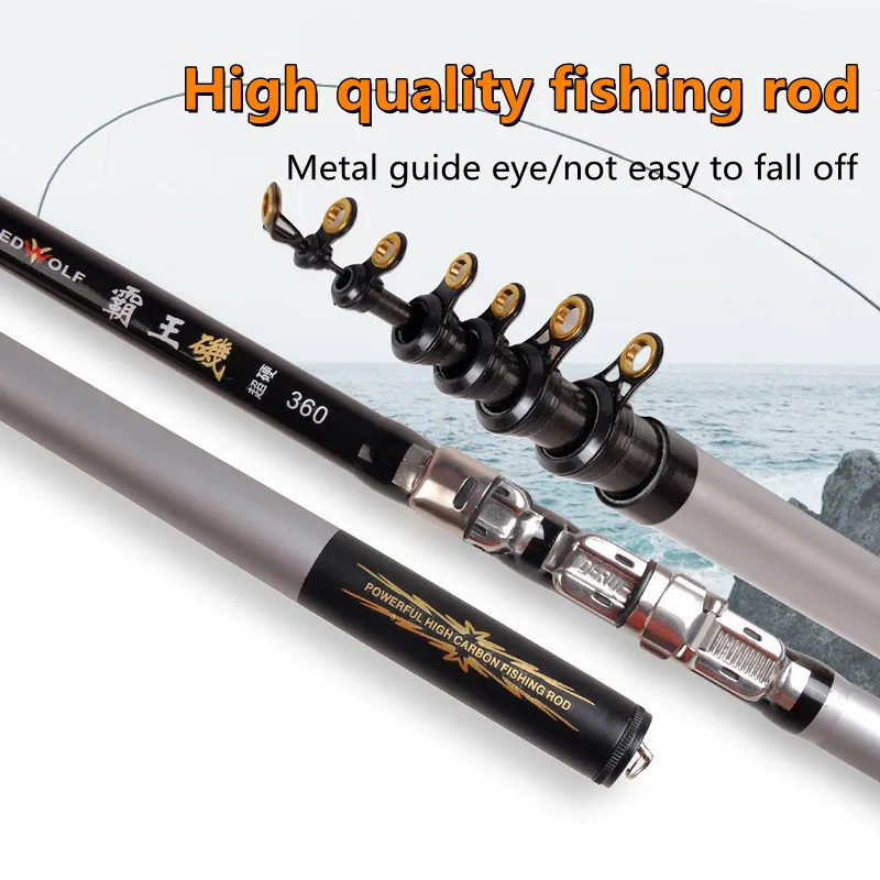 Удочка для карпа фидерное удилище углеродное волокно телескопическая