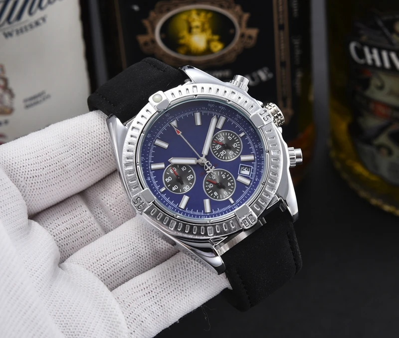 

Men Watches 2021 New Fashion Leather Life Waterproof Top Brand Luxury Mens Quartz Wristwatch Men Relogio Masculino