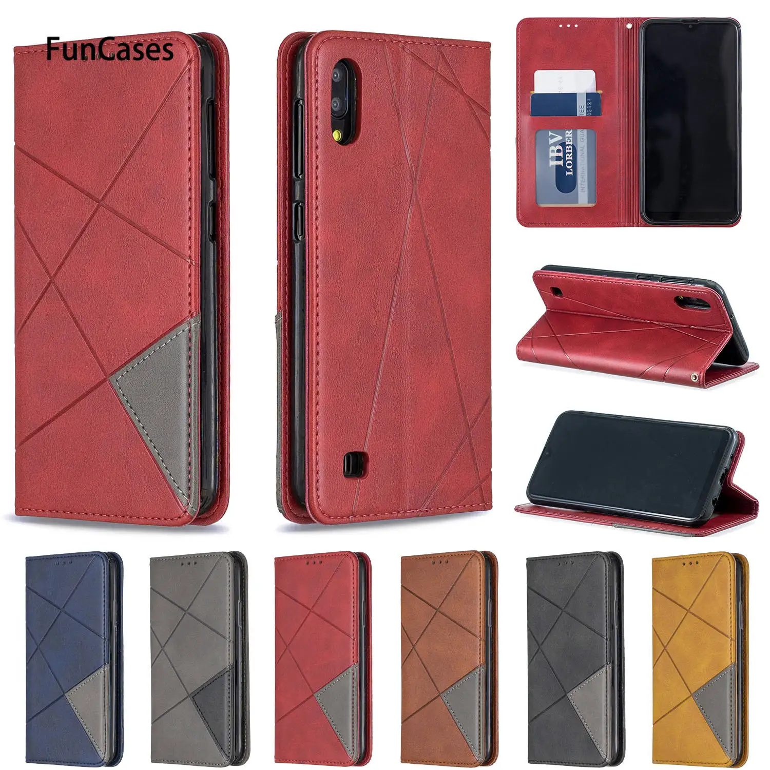Чехол-книжка из искусственной кожи для телефона etui samsung A750 чехлы с подставкой Galaxy
