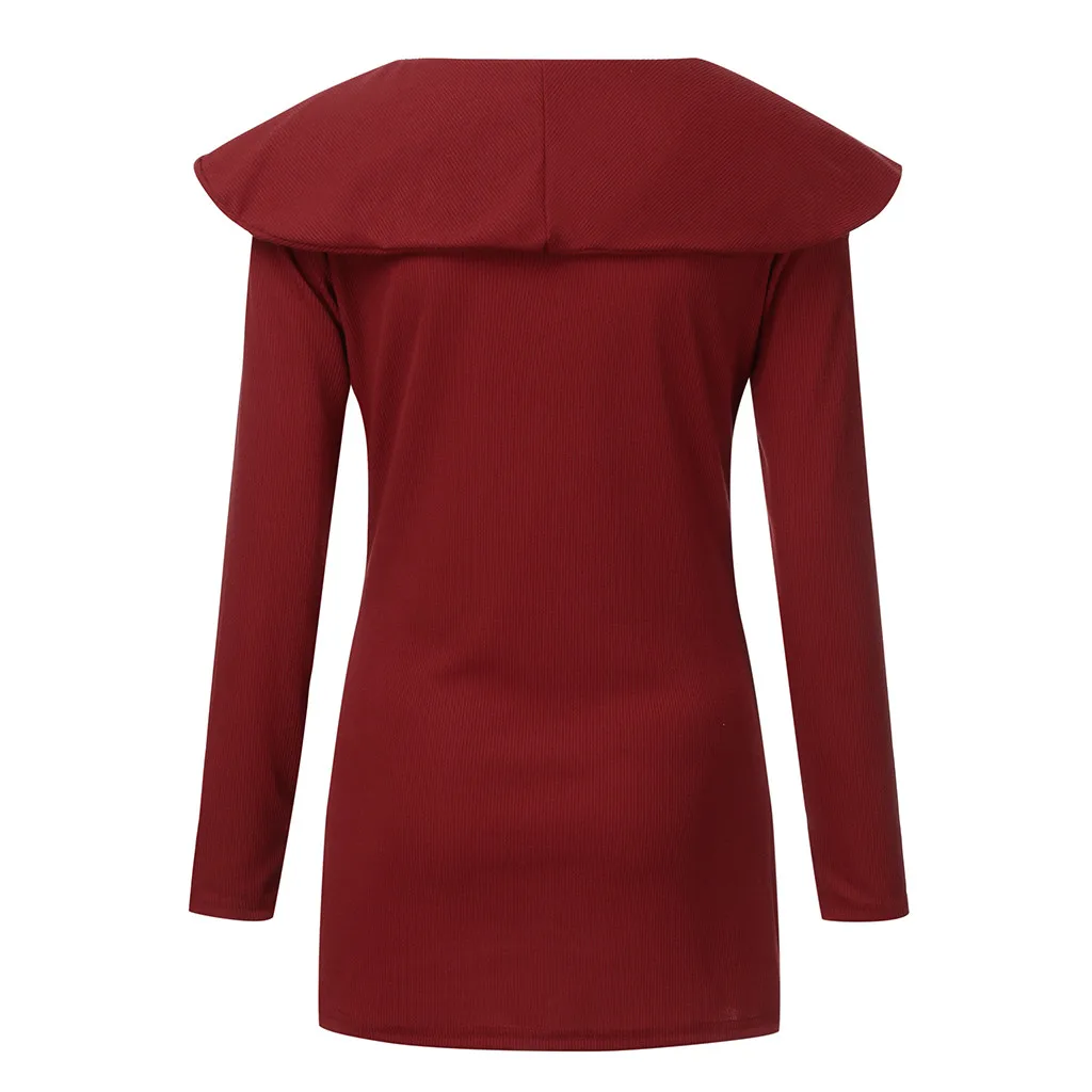 

Women Ruffled O-Neck Blouse Tops Fashion Long Sleeve Solid Print Button Clothes Autumn Winter Harajuku Blouse Camisas Mujer 2020