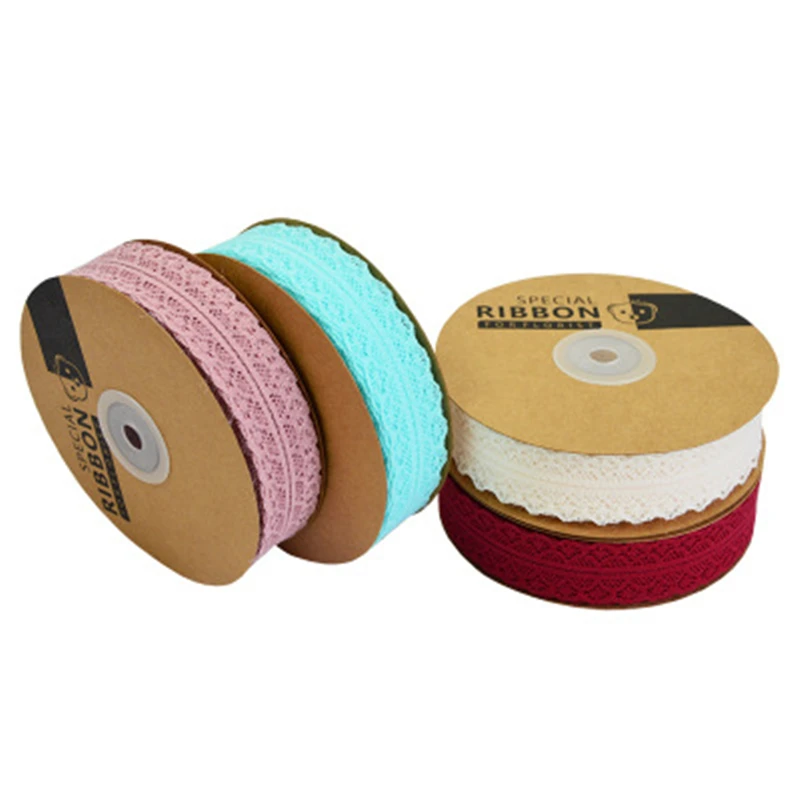 

DIY Bowknot Hollow Snow Gauze Arts Crafts Sewing Apparel Sewing Fabric Lace Ribbons Flower Bouquet Wrapping Ribbon