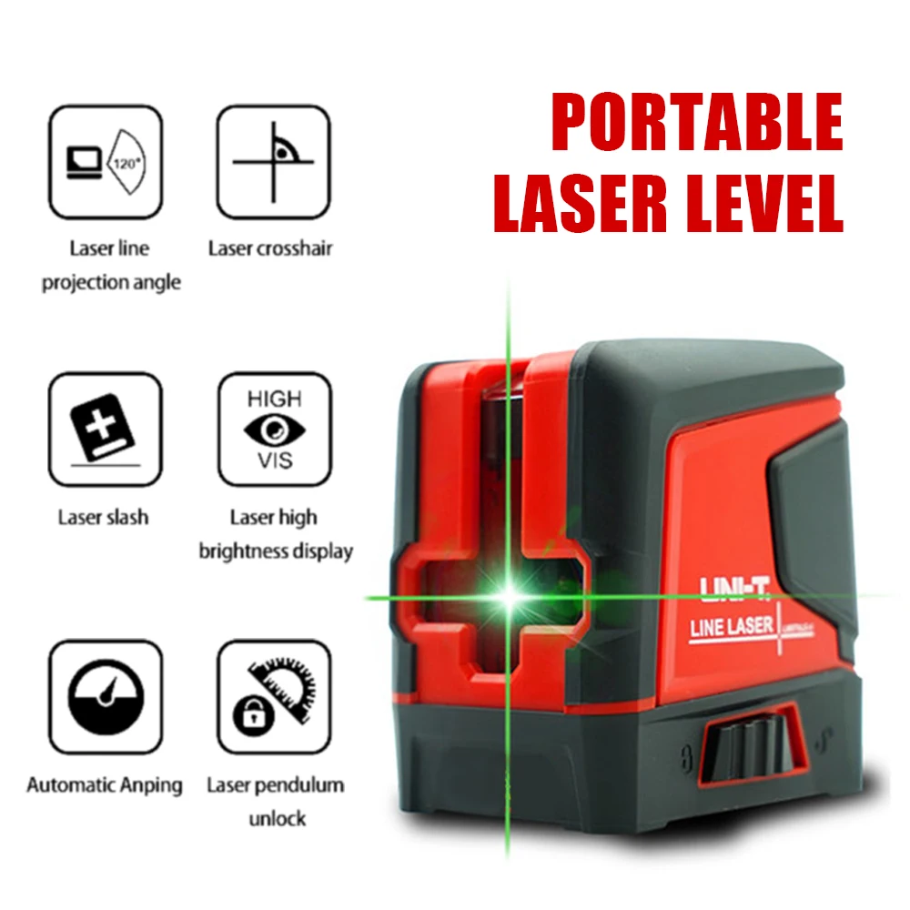 

LM570LD-II Lines Level Tool Set Two Lines Self Leveling Vertical Horizontal Spirit Level High Precision Measuring Instrument