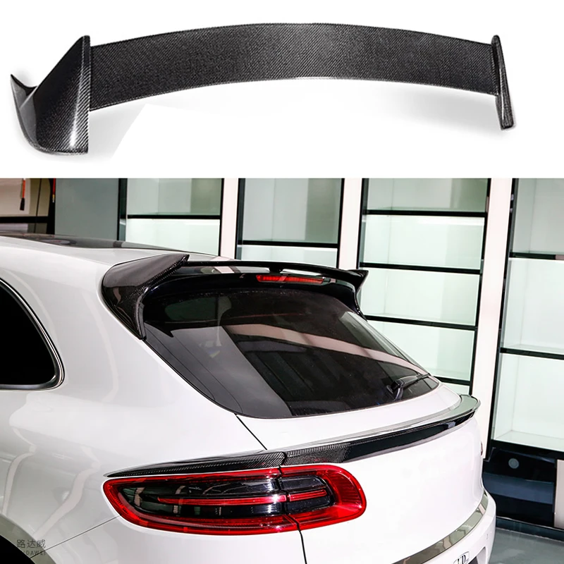 

Carbon Fiber Rear Roof Spoiler for Porsche Macan Spoiler 2014 - 2018 Tail Wings Car Styling