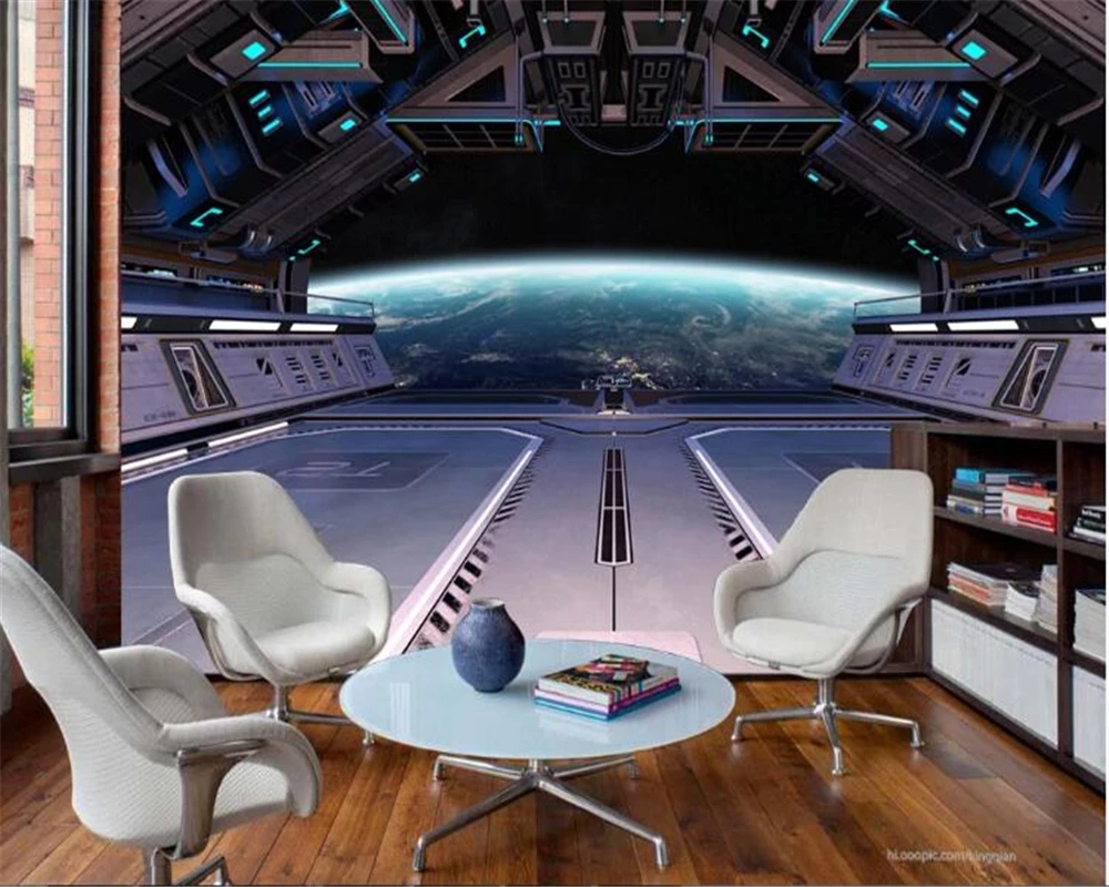 3D Настенные обои beibehang металлическая промышленная ветровая Экипировка