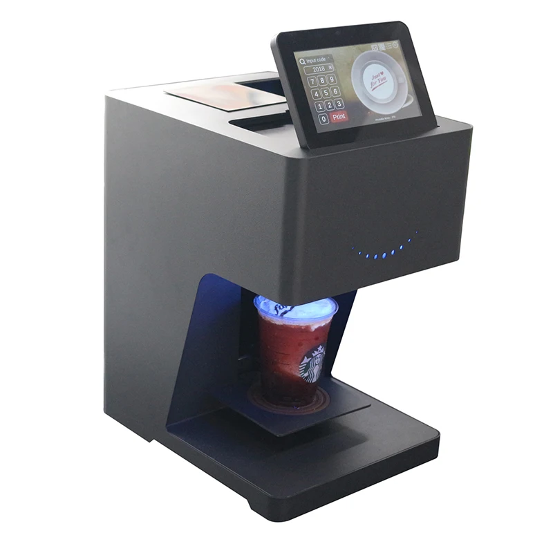 Бесплатная доставка новинка 2019 принтер для печати на кофе машина латте с