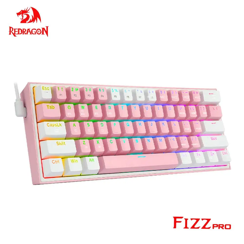 Bluetooth-клавиатура REDRAGON Fizz Pro K616 Беспроводная Механическая игровая с поддержкой USB 2