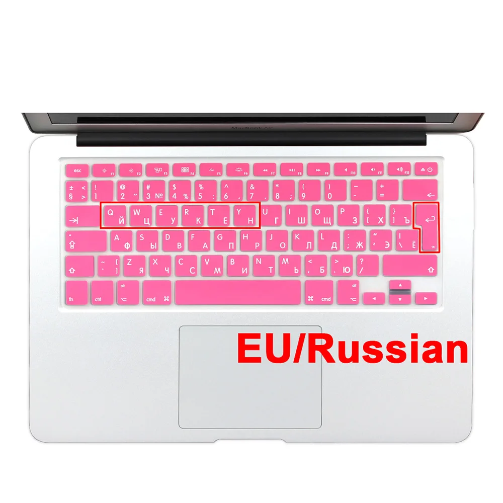 Европейская версия русские силиконовые наклейки на клавиатуру защитный чехол