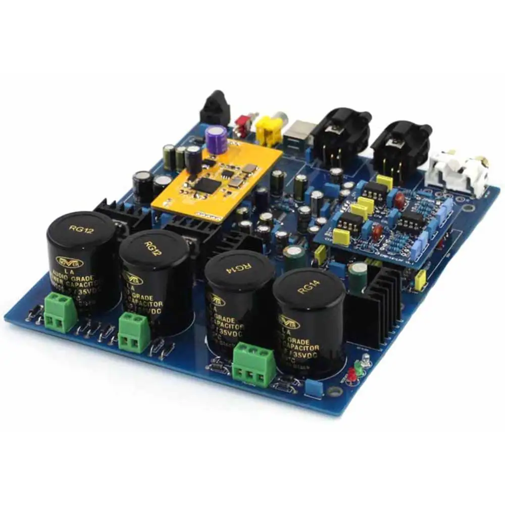 DSD1796 NE5532 4 × 10000 мкФ двухчиповый декодер плата с дочерней картой XMOS U8 YJ0092 |