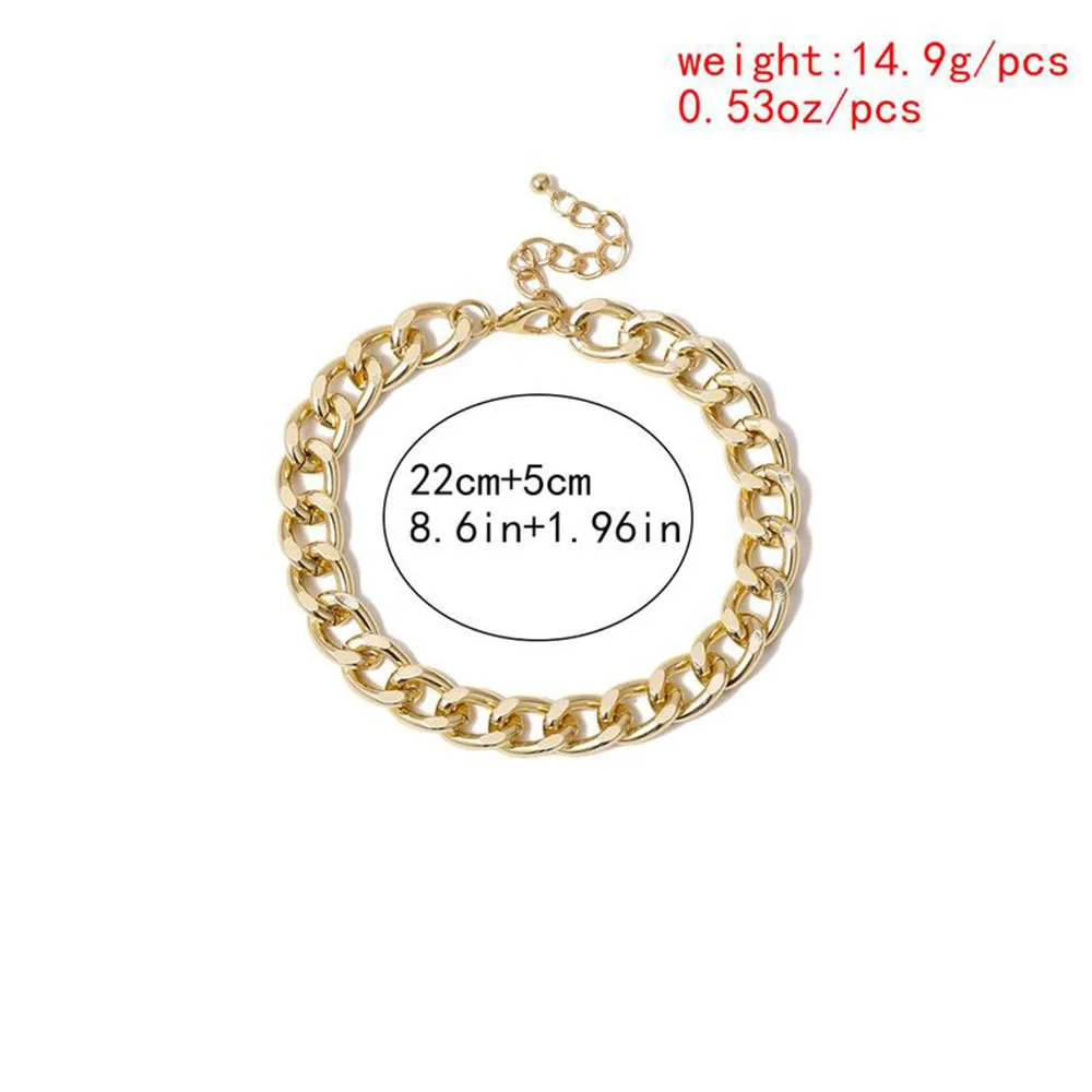 Дизайнерская оригинальная металлическая алюминиевая цепочка без выцветания