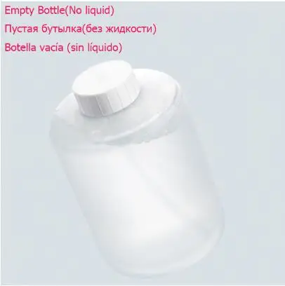 empty white bottle Xiaomi Mijia автоматический индукционный пенообразователь ручная мойка автоматическое мыло 0,25 s инфракрасный датчик для умного дома - Цвет: empty white bottle