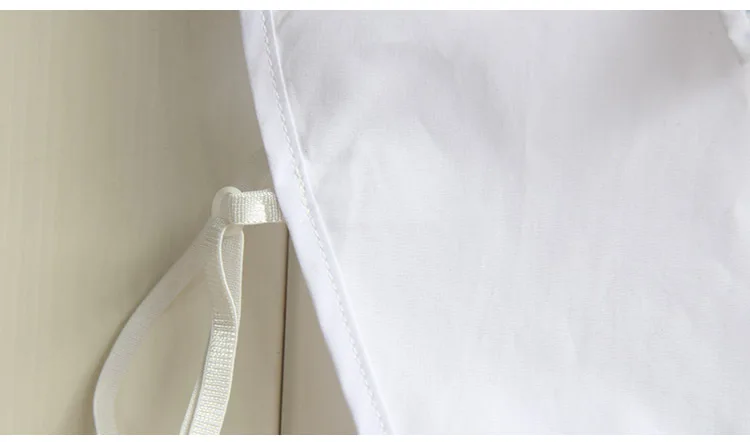 Женская белая рубашка со съемным воротником декоративный ложный воротник