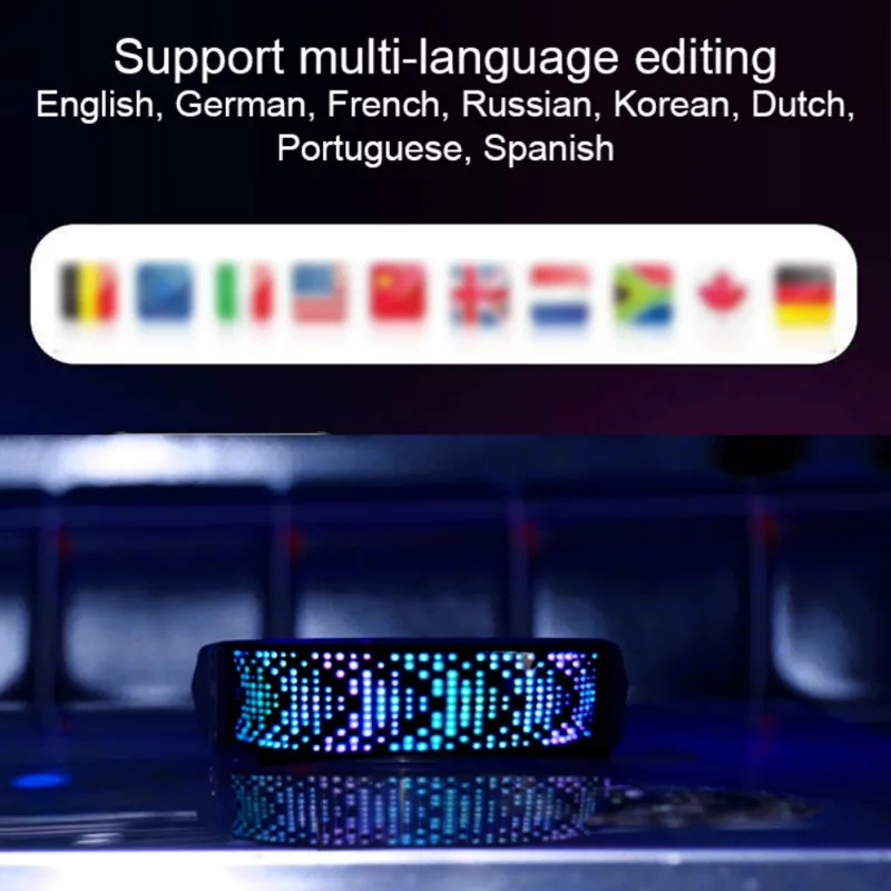 

DIY Magic Shining Glasses Bluetooth Led Party Glasses APP Control Shield Luminous Glasses USB Charging Arbitrary Setting Mode