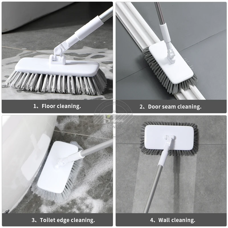 Напольная щетка Konco для плитки цементного пола кухни ванной стен уборочная