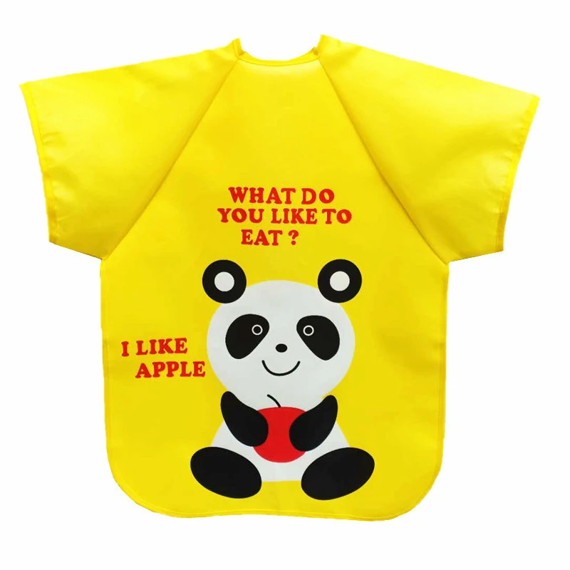 Новый нагрудник для малышей с коротким рукавом из ЭВА водонепроницаемый