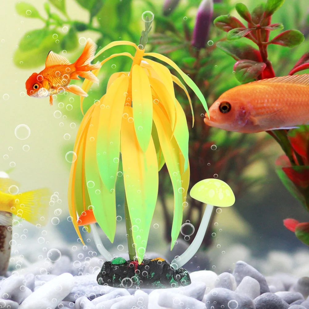 

Simulation Aquatic Plants Artificial Noctilucent Grass Fish Tank Aquarium Decoration Fish Tank Decor Coral Landscaping Ornament
