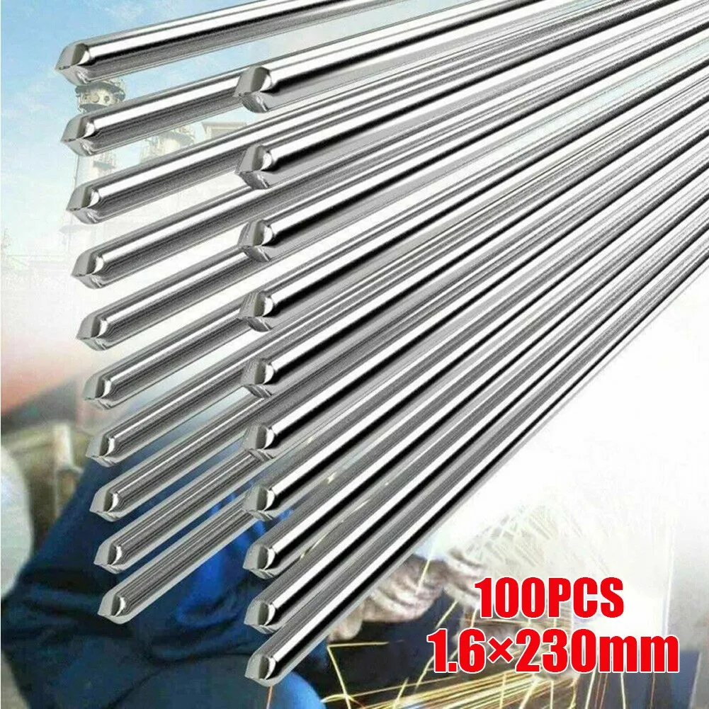 

100pcs 230mm Aluminium Welding Rods Soldering Sticks Wire Brazing Easy Melt Solder Low Temperature For Welding Or Surfacing