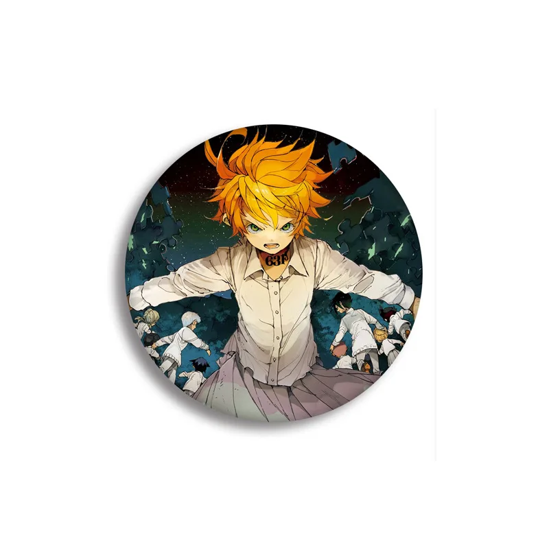 Горячие брелоки для косплея аниме "Обещанная неверлэнд" - Норман, значки-булавки с иконкой Рэя, коллекционные булавки на сумку или одежду.