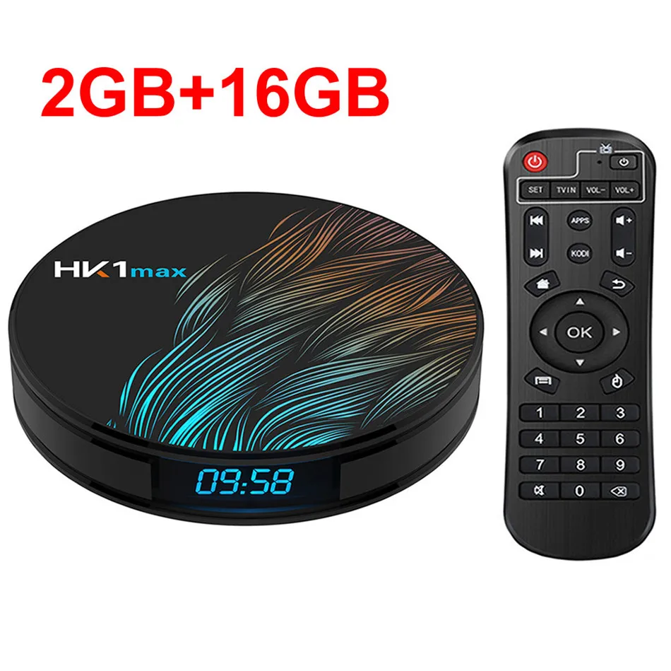 2GB 16GB HK1 MAX Смарт ТВ коробка Android 9,0 RK3318 4 ядра, 4 Гб Оперативная память 128 Гб Встроенная память 2,4G/5G двойной WI-FI BT4.0 USB 3,0 3D 4K ТВ-приставка IPTV Set-top BOX - Цвет: 2GB 16GB
