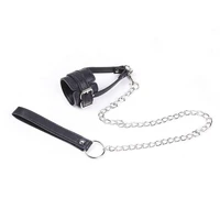 bdsm leash leather ball stretcher bondage restraint cock ring harness strap on penis sex toy for gay men
