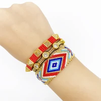 rttooasluxury geometric bracelet set for women bohemian summer armband charm bracelets pulseras mujer moda 2022 fashion jewelry