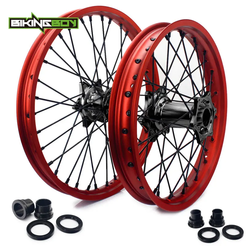 BIKINGBOY 21 &quot19&quot MX спереди и сзади втулка диска колеса для KTM SX EXC MXC F GS XC W SXS 125 250 300 350