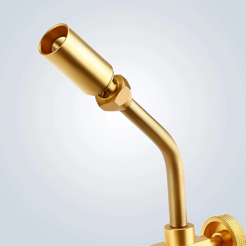 

Brass Pencil Flame Propane Welding Torch Head, Start Metal Handle Torch MAPP Gas Propane Torch Head