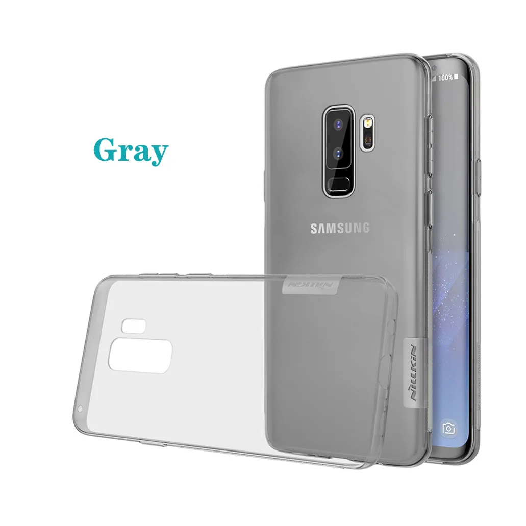 Для samsung Galaxy S8 S9 S8+ S9+ Plus чехол Nillkin Nature прозрачный мягкий кремний ТПУ Защитная крышка для samsung S9 плюс