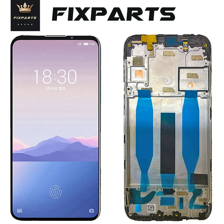 Для 16XS Meizu ЖК дисплей + дигитайзер сборка сенсорный экран Запасные части