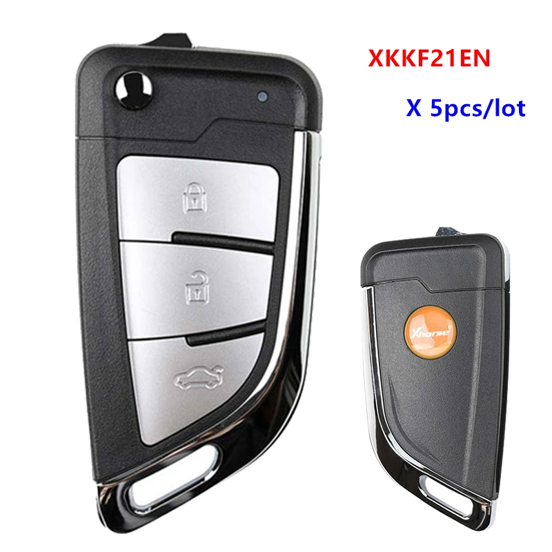 5 шт./лот оригинальный Xhorse XKKF21EN ( Flip 3BTN ) / XKKF20EN VVDI нож 2 стиля для инструмент ключей