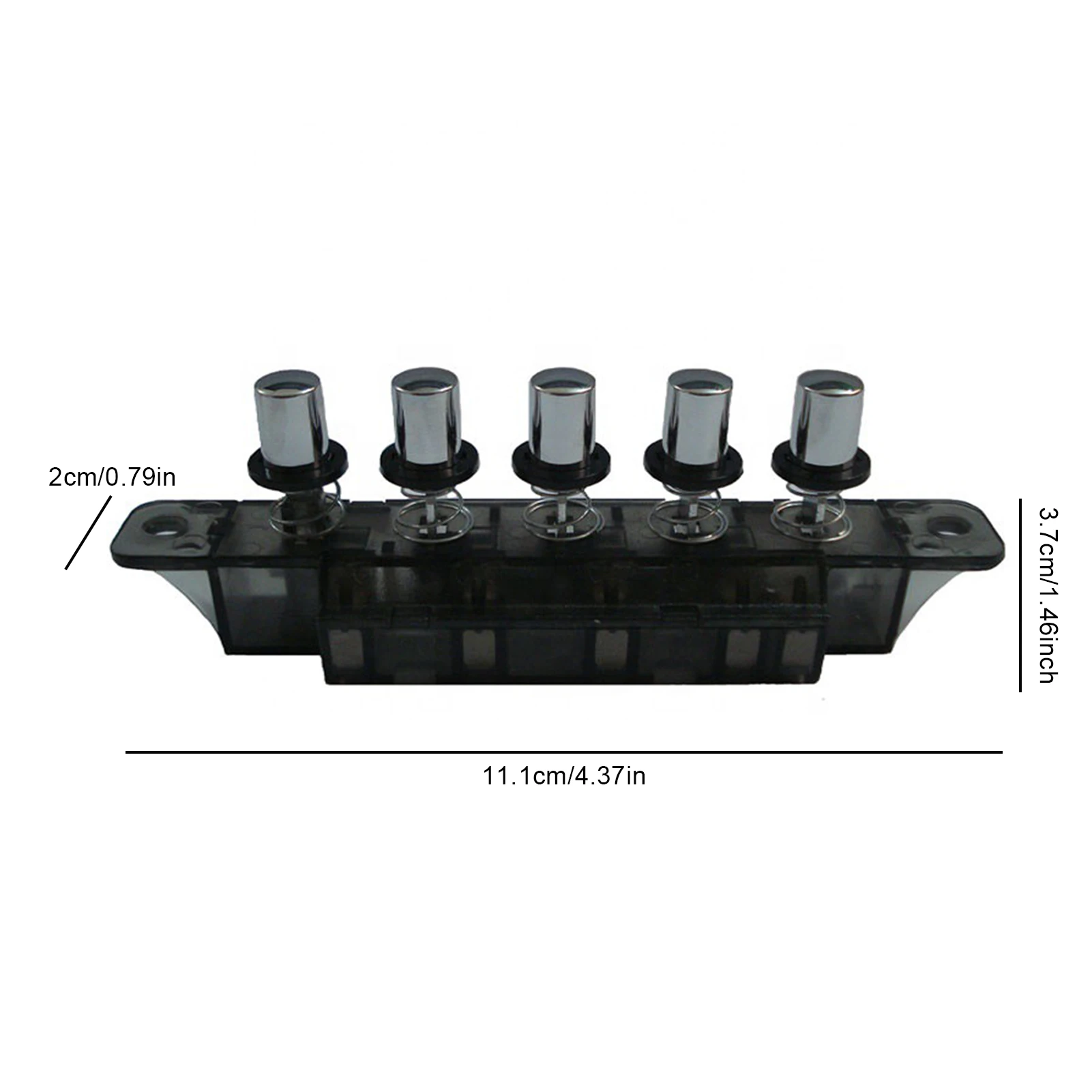 

Durable Multifunctional Power Switch Button Range Hood Keyboard Switch 1PCS MQ165 AC 250V 4A 5 Pushbutton Piano Type Key Board