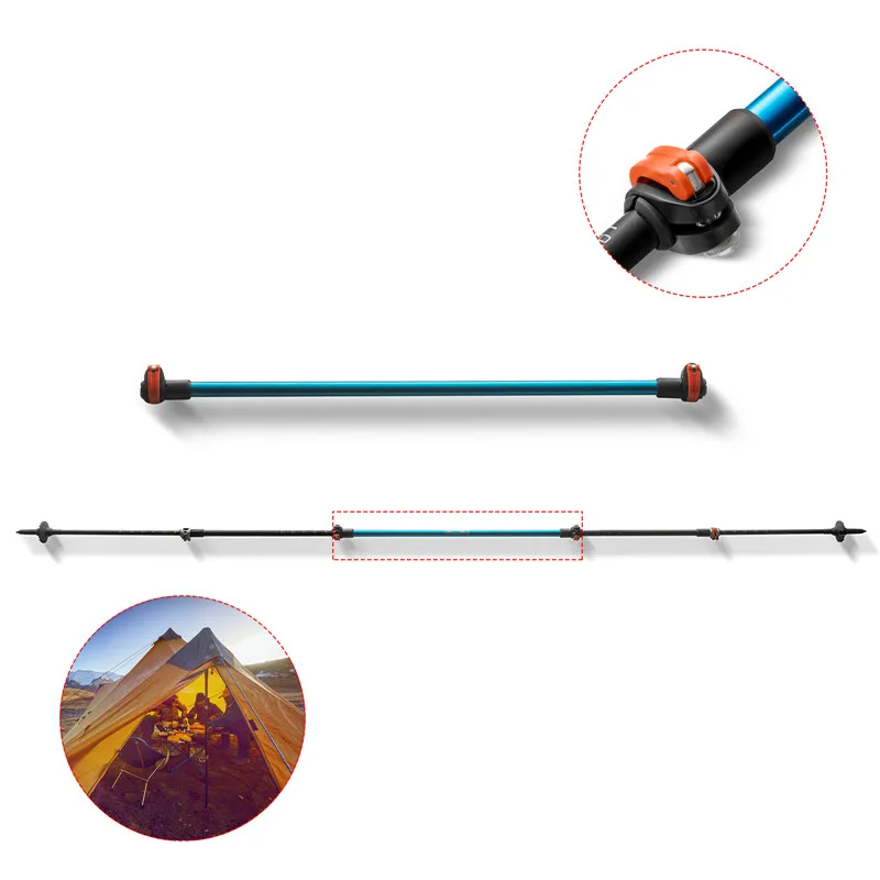 

Lightweight Outdoor Tent Poles Extention Rod Tarp Pole Rod Tent Aluminium Poles Tents Camping Poles Tent Replacement Accessories