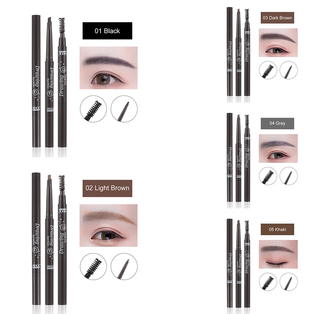 Портативная долговечная подводка для бровей татуажа ТИНТ с двойной головкой