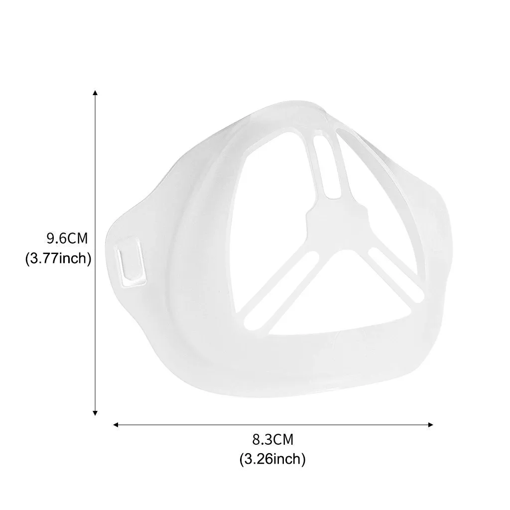 6 шт. маска для рта поддерживающая дыхание силиконовая держатель увеличивает