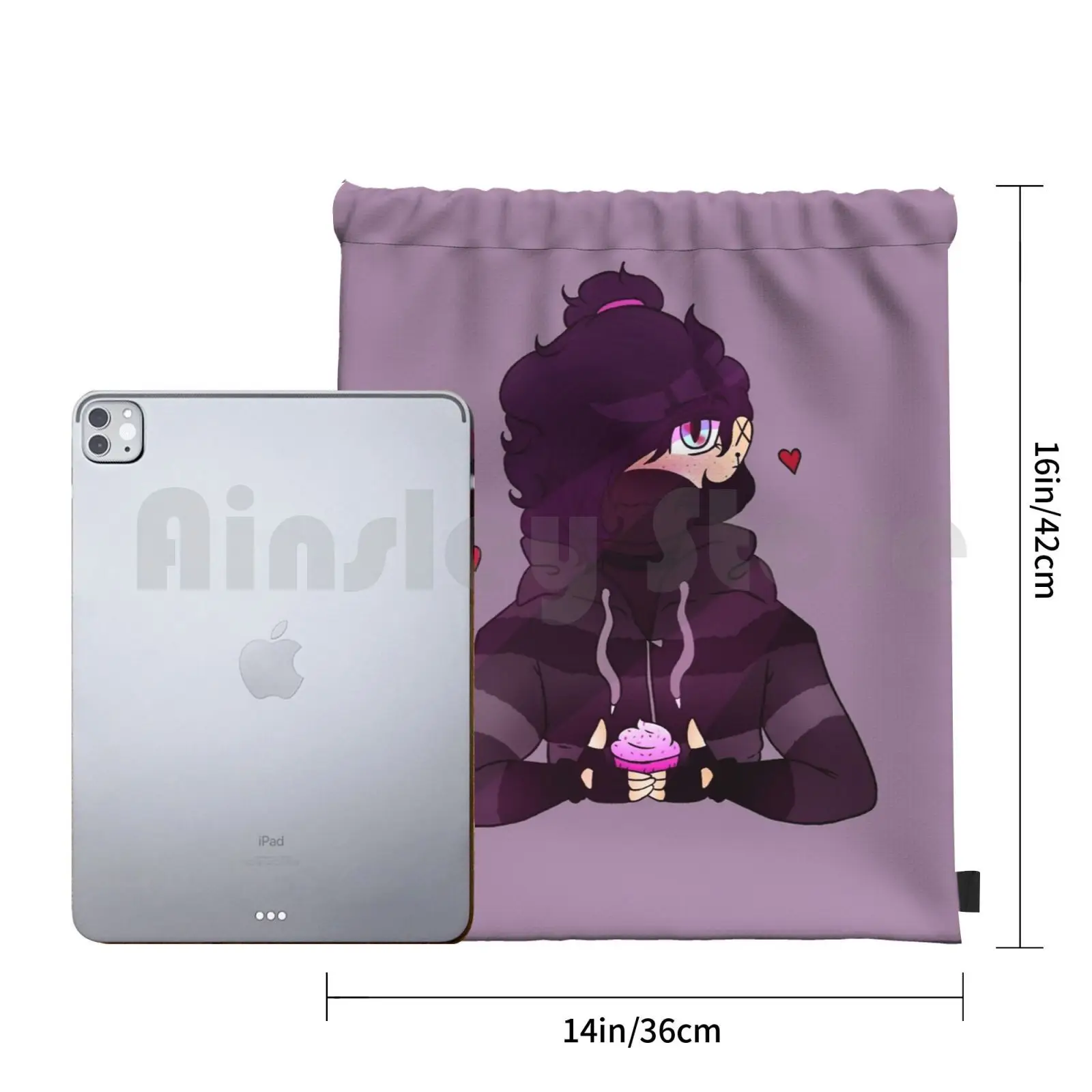 Рюкзак Zanes Cupcake сумки на шнурке спортивная сумка водонепроницаемые сладости Zane Aph