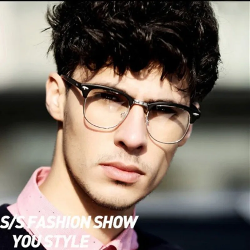 Модные квадратные оправы для очков мужчин и женщин с заклепками оптические