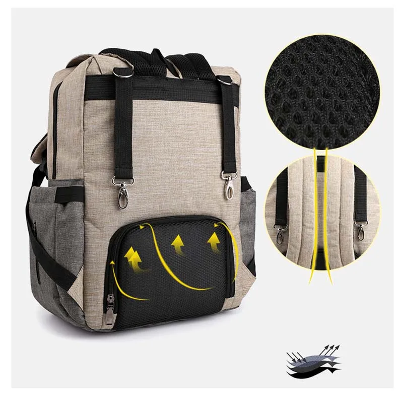 Сумка для детских подгузников рюкзак папы мам сумка колясок водонепроницаемая в