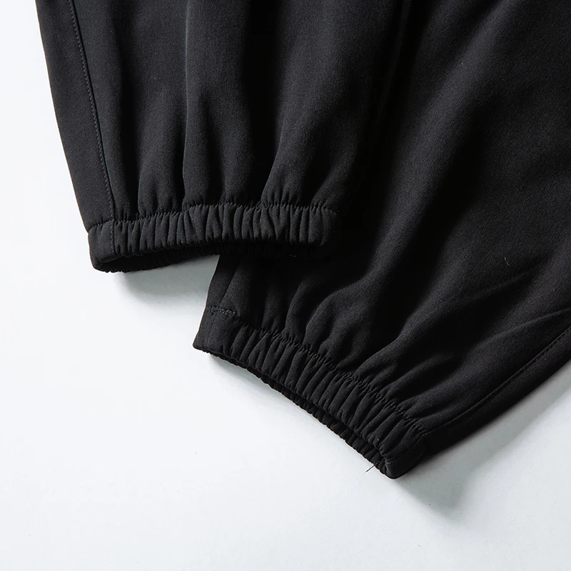 

New Hip Hop Streetwear Joggers Pants Men Casual Cargo Pant Trousers High Street Elastic Waist Solid color Harem Pant Man 566