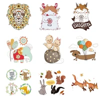iron on transfers for clothing patches for clothes animals stickers diy cute patch flex fusible transfer vinyl adhesive stripe a